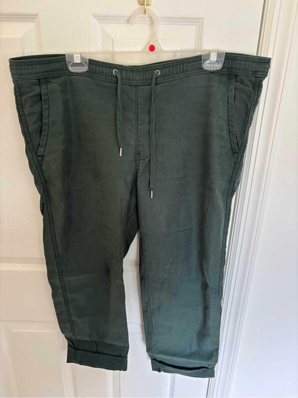 Hudson Jeans Green Denim Top - Dark Green Wash